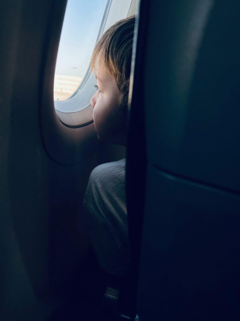 Vliegen met kleine kinderen